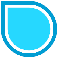 Logo Simplemind, bulle bleue.