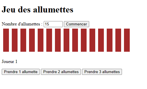 illustration du jeu des allumettes